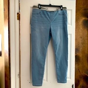 Womens jeans zipper less size XL/.15-17